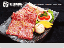 Tablet Screenshot of chosunkoreanbbqvancouver.com